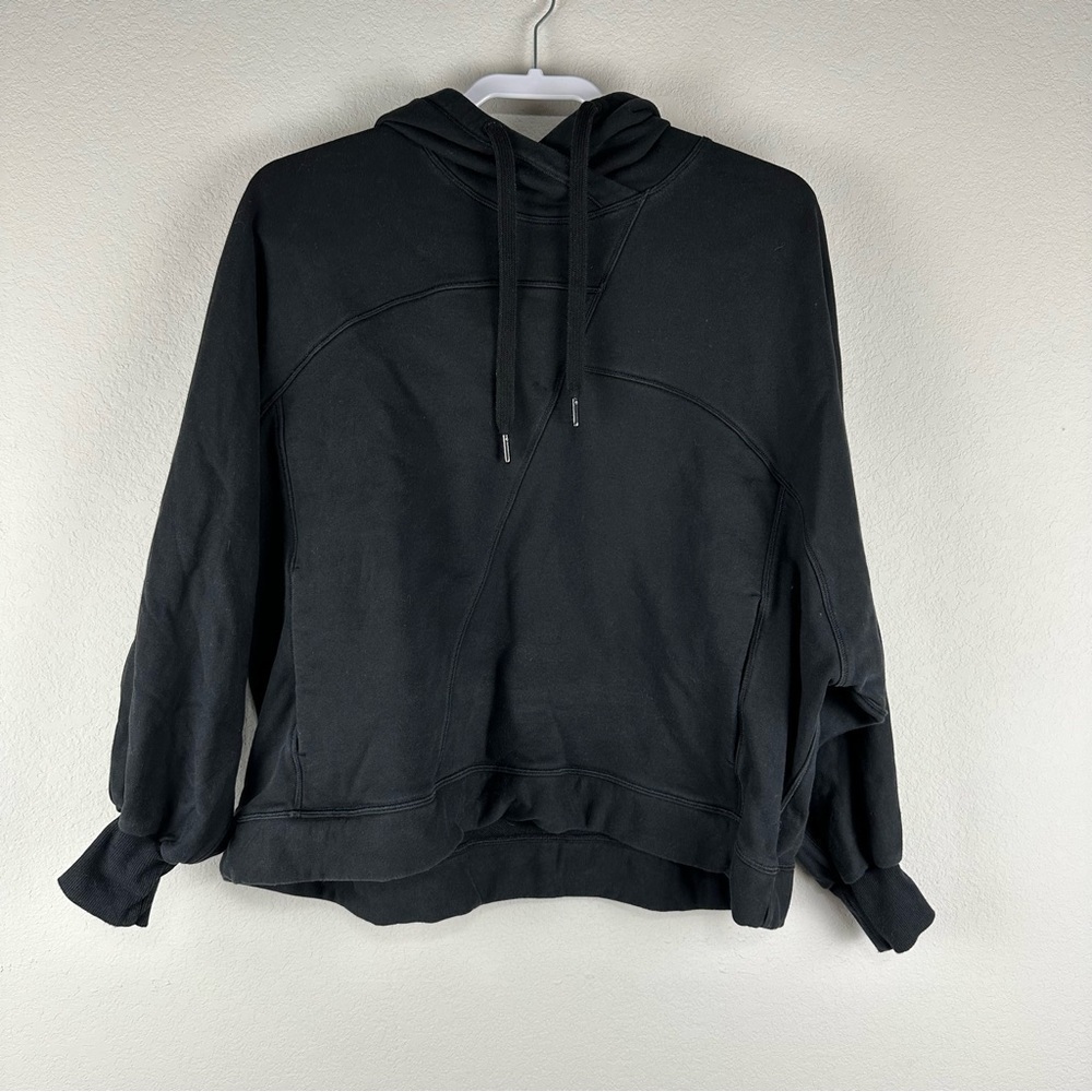 Lululemon Black Hooded Broken Beats Athleisure Hoodie Size XS Small